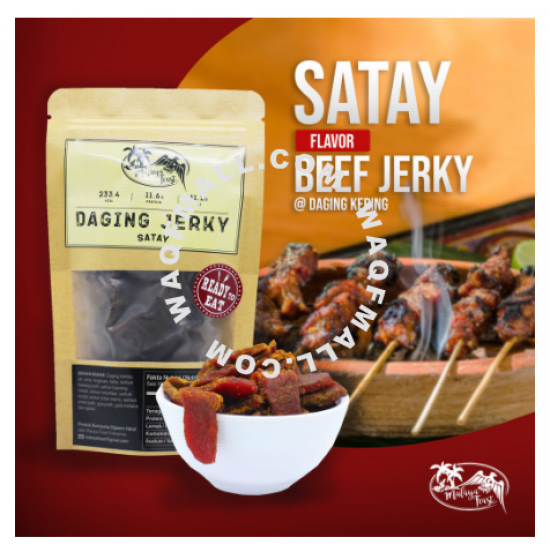 Malaya Feast Beef Jerky / Daging Jerky Malaya Feast / Snek Daging Kering / Ready-To-Eat Snack
