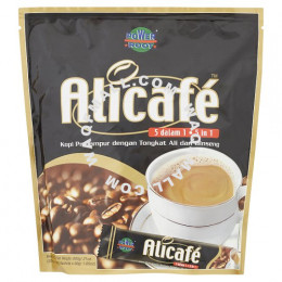 Power Root Alicafé 5 in 1 Tongkat Ali & Ginseng Premix Coffee (20 Sachets x 30g) 600g