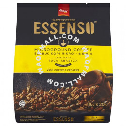 Super Coffee Essenso Microground Coffee 2 in 1 Coffee & Creamer Coffee Beans 20 x 16g (320g)