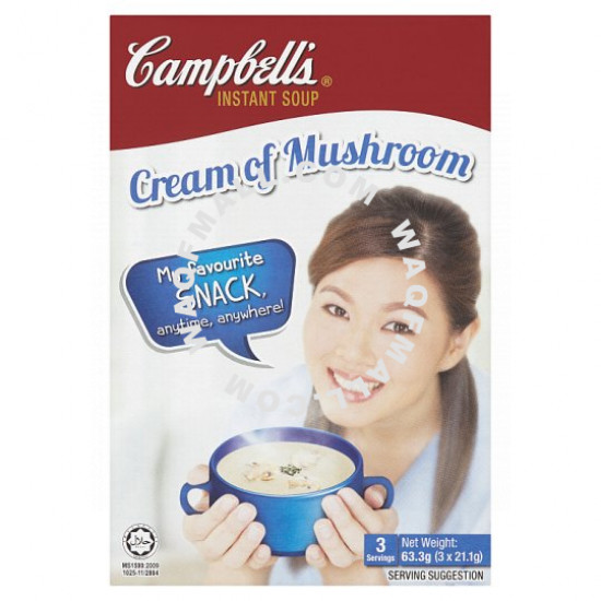 Campbell's Instant Soup Cream of Mushroom 3 x 21.1g (63.3g)