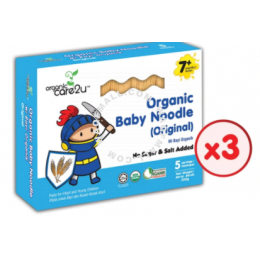 ORGANIC CARE2U Organic Baby Noodle - Original (200g x 3 Boxes)