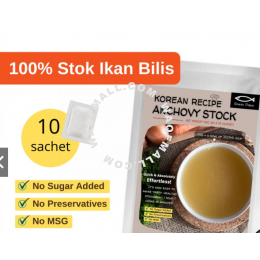 [Korean Recipe] 100% Stok Ikan Bilis - Ocean Papa Anchovy Stock Powder (5g X 10 sachet)