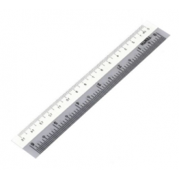 Dual-Colour Plastic Ruler (15cm)