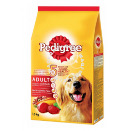 PEDIGREE Dog Dry Food Beef & Veg 1.5kg