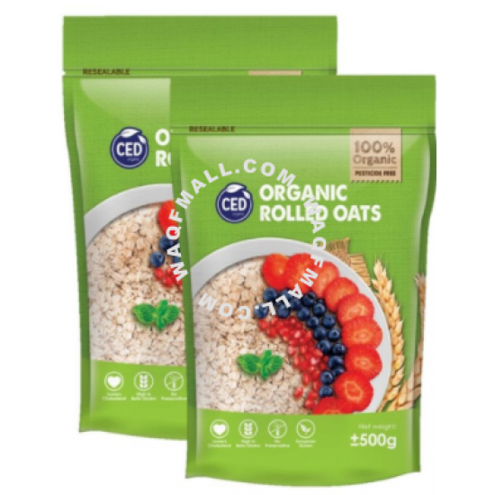 CED Organic Rolled Oat 500gm (Twin Pack)