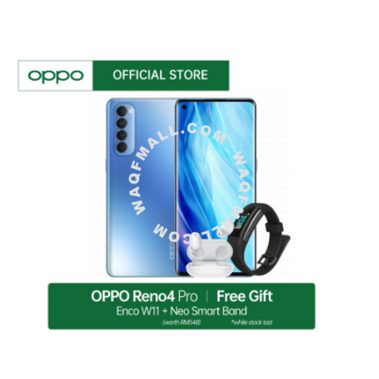 OPPO Reno4 PRO Smartphone | 8GB RAM+256GB ROM | Clearly The Best You | Snapdragon 720G 2.3 GHz