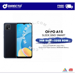 OPPO A15 - AI Triple camera | 4230 mAh battery | Fingerprint sensor + AI Face Unlock