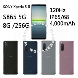 5Cgo SONY Xperia 5 II 6.1 inch 8G/256G 120Hz S865 5G Smart Mobile Phone Taiwan索尼5G