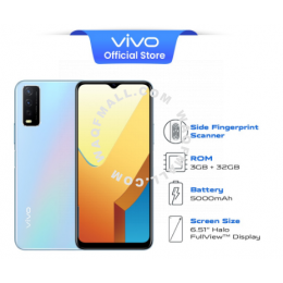 vivo Y12s (3GB RAM+32GB ROM) | 5000mAh Battery | Side Fingerprint