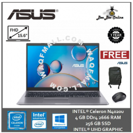 ASUS A516M-ABQ154T– Intel® Celeron® N4020 |Ram 4GB | 256GB SSD | UHD 600 |Laptop 14.0″ HD Win10