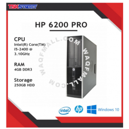 HP Compaq 6200 Pro - SFF - Core i5 2400 3.1 GHz - 4 GB - 250 GB HDD