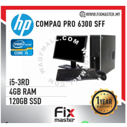 HP Compaq Pro 6300 SFF I5-3rd Fullset Desktop (Refurbished)