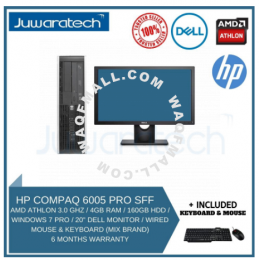 (Refurbished) 1 SET PC HP COMPAQ 6005 PRO SFF