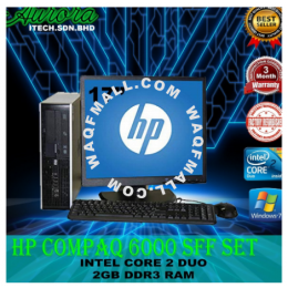 (REFURBISHED) HP Compaq 6000 Desktop /INTEL CORE 2 DUO / 2 GB DDR3RAM / 80 GB