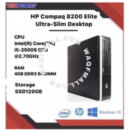 HP Compaq 8200 Elite Ultra-Slim Desktop i5-2500S 4GB RAM SSD120GB SSD SODIMM PC