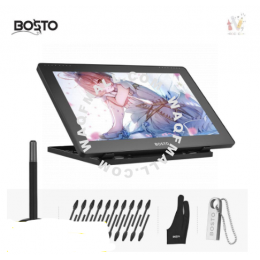 (free shipping) BOSTO 16HD 15.6 Inch IPS Graphics Drawing Tablet Display Monitor 1920 * 1080 High Resolution 8
