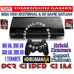 Ps3 Ps 3 Sony Playstation 3 Super Slim 500 Gb Ofw Refurbish + Req Game - 500 Gb List 1