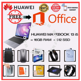 Huawei Matebook 13 i5 Notebook Laptop ⭐Original Malaysia Huawei Warranty⭐ 5.0