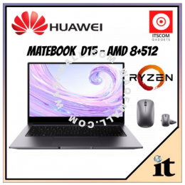 Huawei Matebook D15/D14 R5/R7/I5 (8GB RAM+512GB SSD) 2 Years Warranty + FREE GIFT
