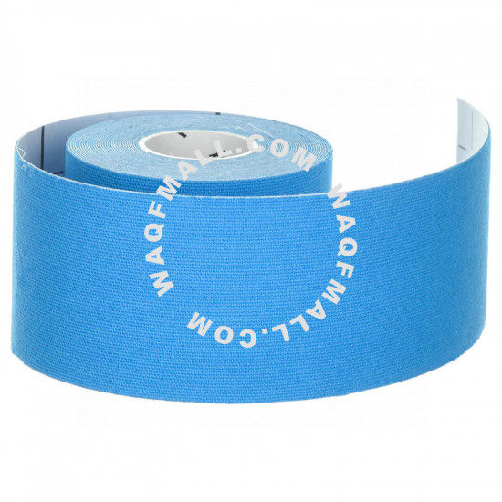 5 cm x 5 m kinesiology support strap - blue