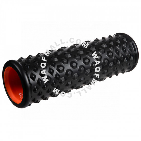 500 hard massage roller / foam roller - black