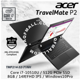  Share:  0 5Cgo ACER TravelMate P2 TMP214-52-71NH i7-10510U 8GB 512G 14" Laptop Taiwan笔记本电脑
