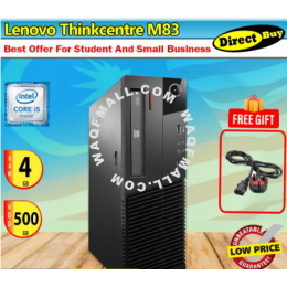 Lenovo Thinkcentre M83 Sff - Intel Core i5 (4th gen) - 4GB RAM - 500GB HDD - Windows 10 Pro