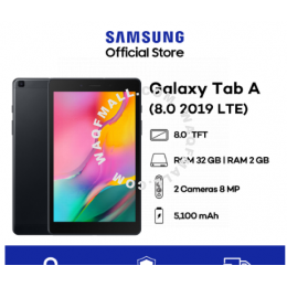 Samsung Galaxy Tab A 8.0 2019 (T295) (Black/ Silver) - 2GB RAM - 32GB ROM - 8 inch - Android Tablet
