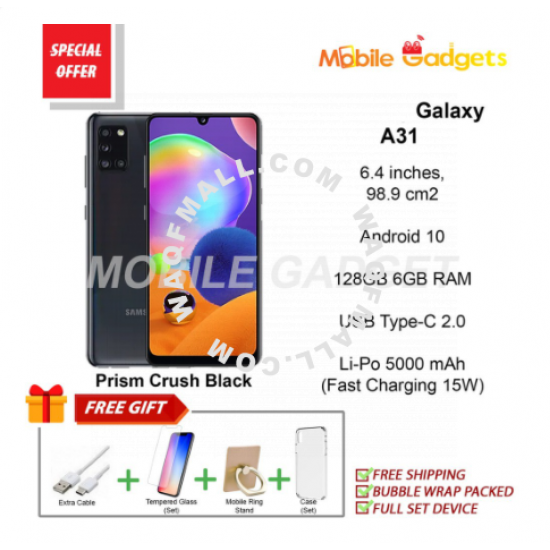 (READY STOCK & FREE SHIPPING) Samsung Galaxy A31 (6GB+128GB) Smartphone