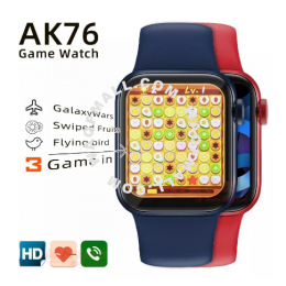 AK76 Smart Watch 1.75inch Full touch screen Bluetooth Call smart watch Music Gaming Heart rate blood pressure PK T500