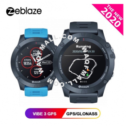 Ready Stock Zeblaze VIBE 3 GPS Smartwatch Heart Rate Multi Sports Modes Waterproof GPS Smart Watch for Android/iOS