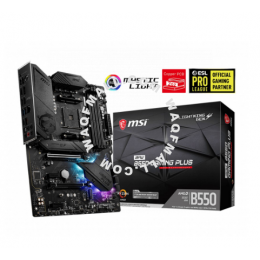 MSI B550 GAMING PLUS AMD Socket AM4 B550, support for: 3rd Generation AMD MOTHERBOARD + AMD RYZEN CPU COMBO