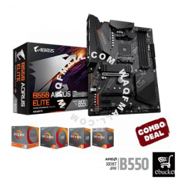 GIGABYTE B550 AORUS ELITE AMD Socket AM4 B550, support for: 3rd Generation AMD MOTHERBOARD + AMD RYZEN CPU COMBO