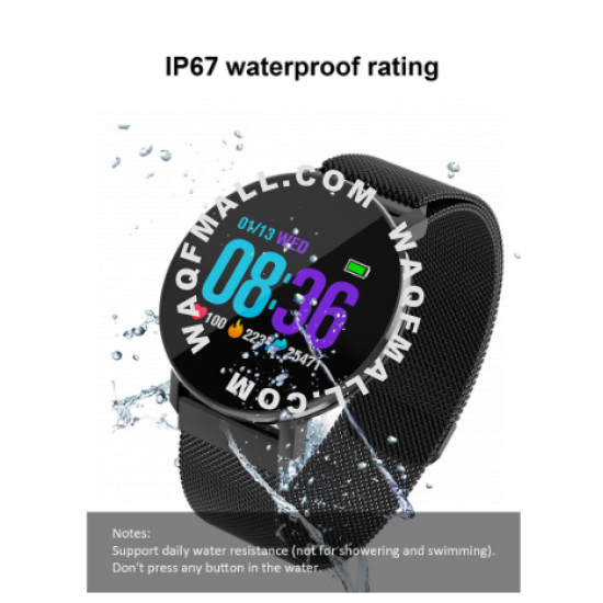 Smart Watch Magnetic Band Pedometer Fitness Watch Tracker Sports Bracelet Waterproof Dynamic Heart Rate Man Women Health Wristband