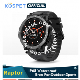 NEW KOSPET Raptor Outdoor Sport Watch Rugged Bluetooth Full Touch Smart Watch Ip68 Waterproof Tracker Fashion Smartwatch